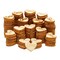 200 Pack Engraved Wood Heart Table Confetti, Small Wooden Hearts for Crafts, Wedding, Valentines Decor (Love)